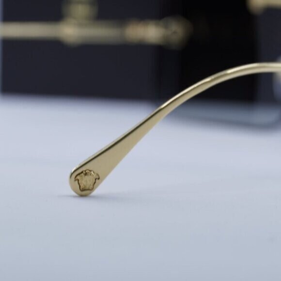 Versace VE2245 10028G Rectangle Sunglasses – Gold/Grey Gradient main image 5